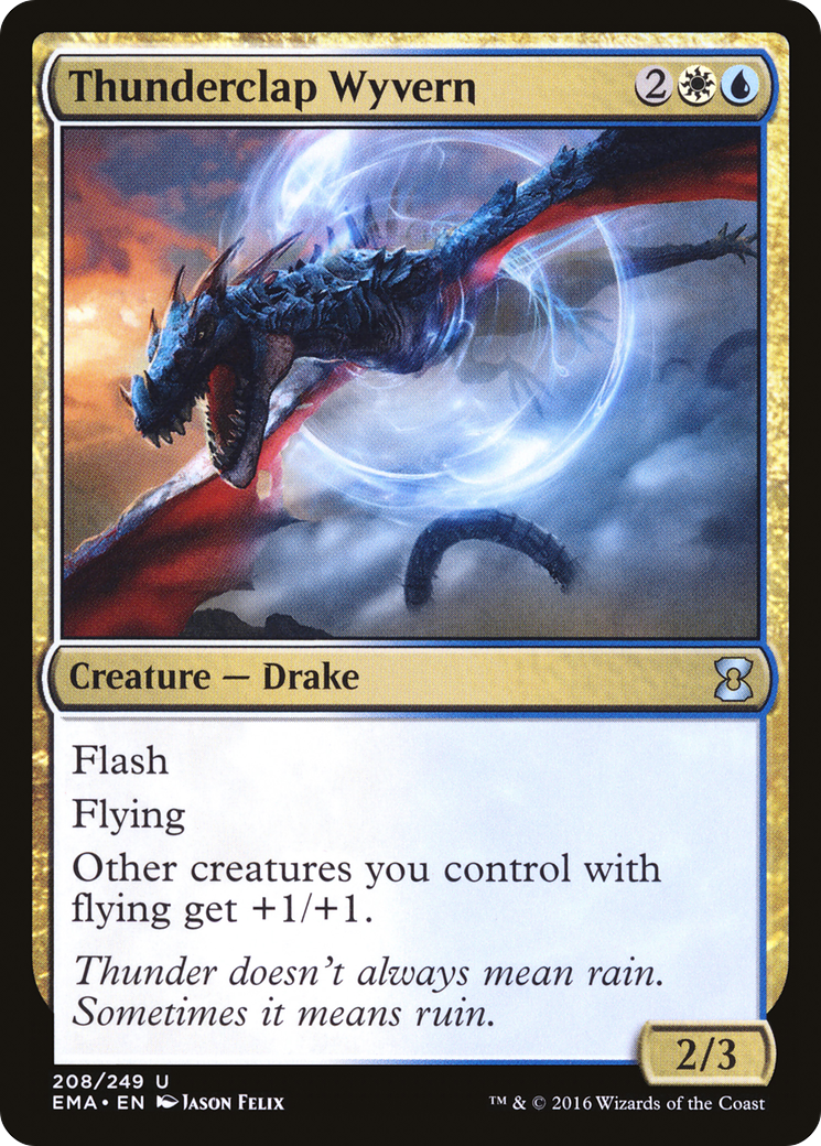 {C} Thunderclap Wyvern [Eternal Masters][EMA 208]