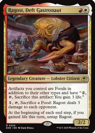 {@@ EOE R} Ragost, Deft Gastronaut [Edge of Eternities Promo Pack][EOE 224]