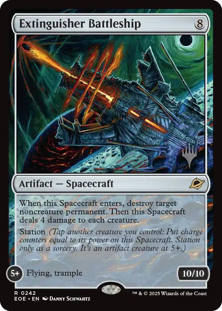{@@ EOE R} Extinguisher Battleship [Edge of Eternities Promo Pack][EOE 242]