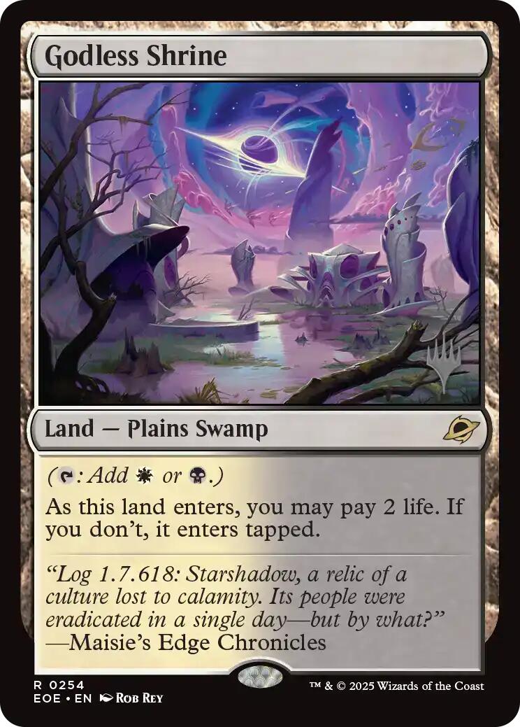 {@@ EOE R} Godless Shrine [Edge of Eternities Promo Pack][EOE 254]