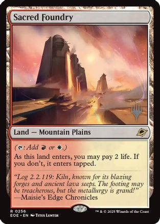 {@C} Sacred Foundry [Edge of Eternities Promo Pack][EOE 256]