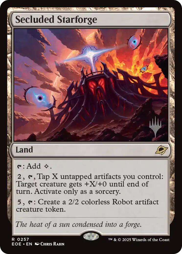 {@@ EOE C} Secluded Starforge [Edge of Eternities Promo Pack][EOE 257]