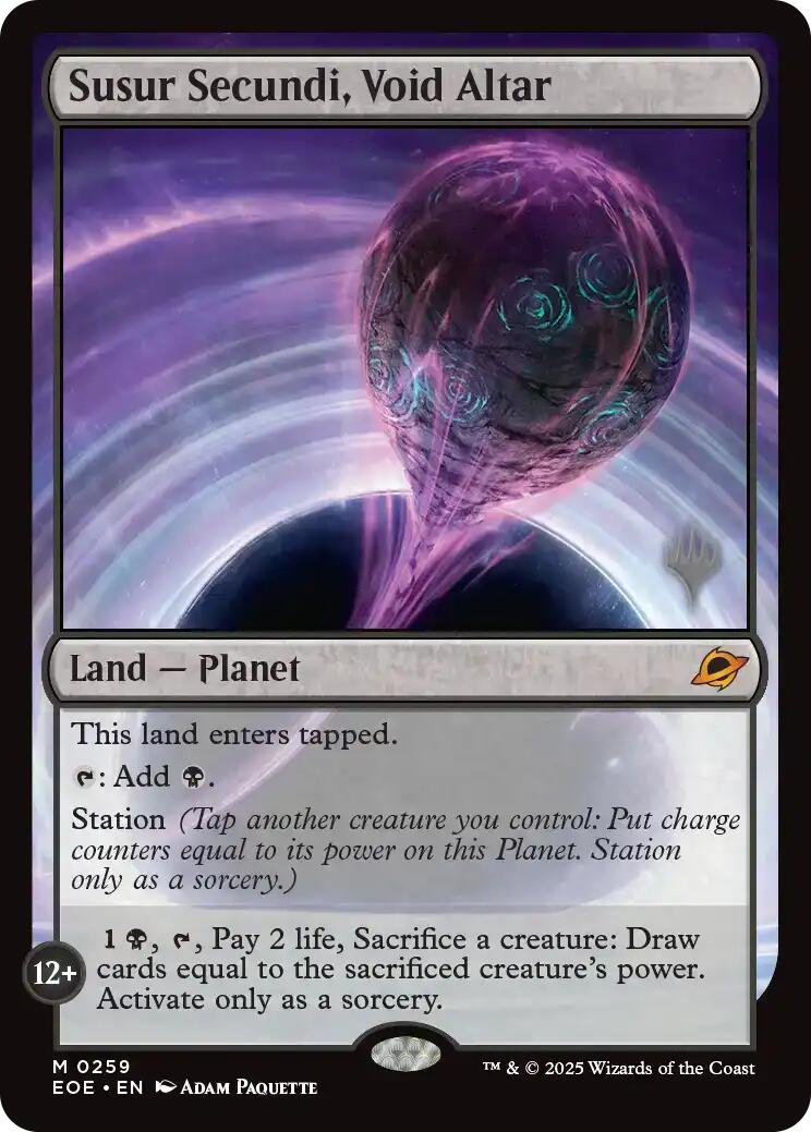 {@@ EOE R} Susur Secundi, Void Altar [Edge of Eternities Promo Pack][EOE 259]