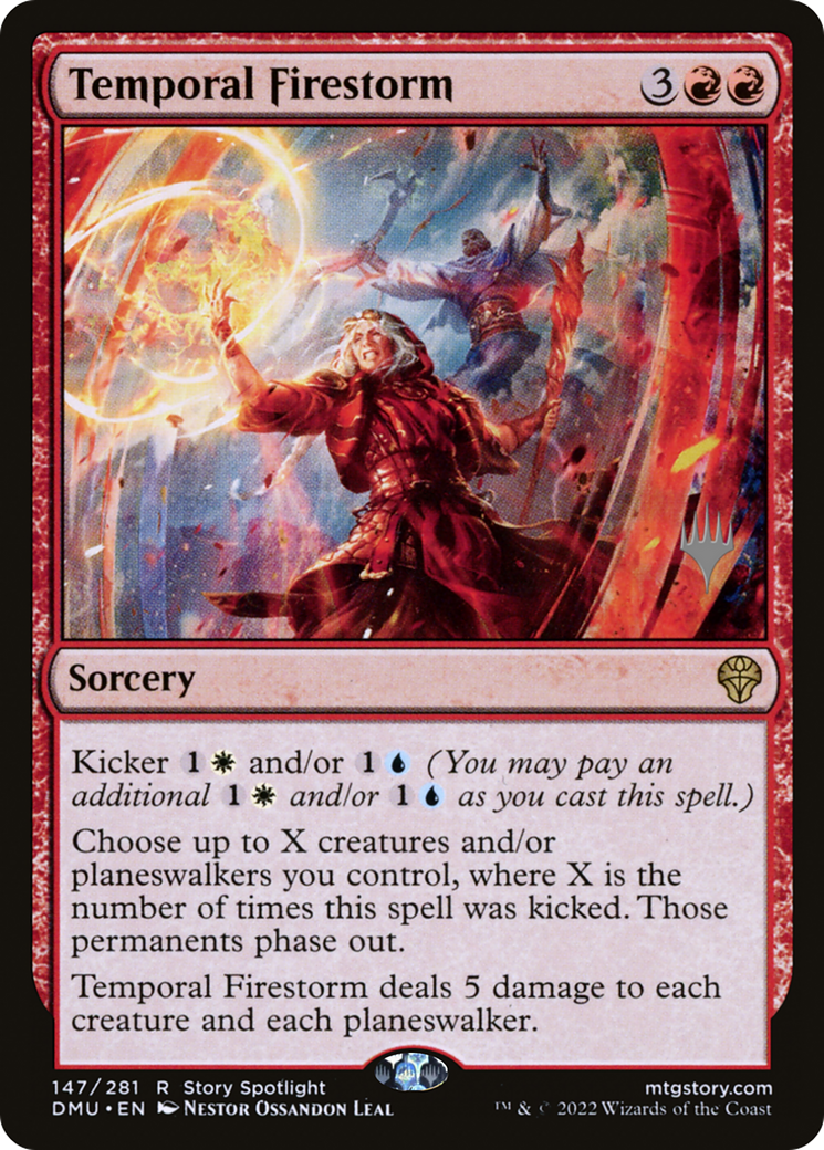 {R} Temporal Firestorm (Promo Pack) [Dominaria United Promos][PP DMU 147]