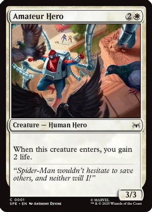 {@@ SPE C} Amateur Hero [Marvel's Spider-Man: Eternal-Legal] [SPE 001]