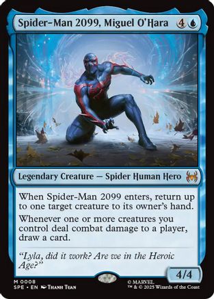 {@@ SPE R} Spider-Man 2099, Miguel O'Hara [Marvel's Spider-Man: Eternal-Legal] [SPE 008]