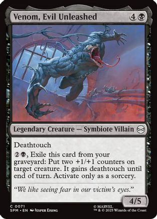 {@@ SPE C} Venom, Evil Unleashed [Marvel's Spider-Man] [SPM 071]