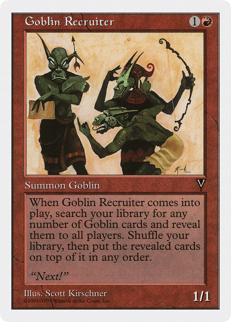 {C} Goblin Recruiter [Anthologies][ATH 038]