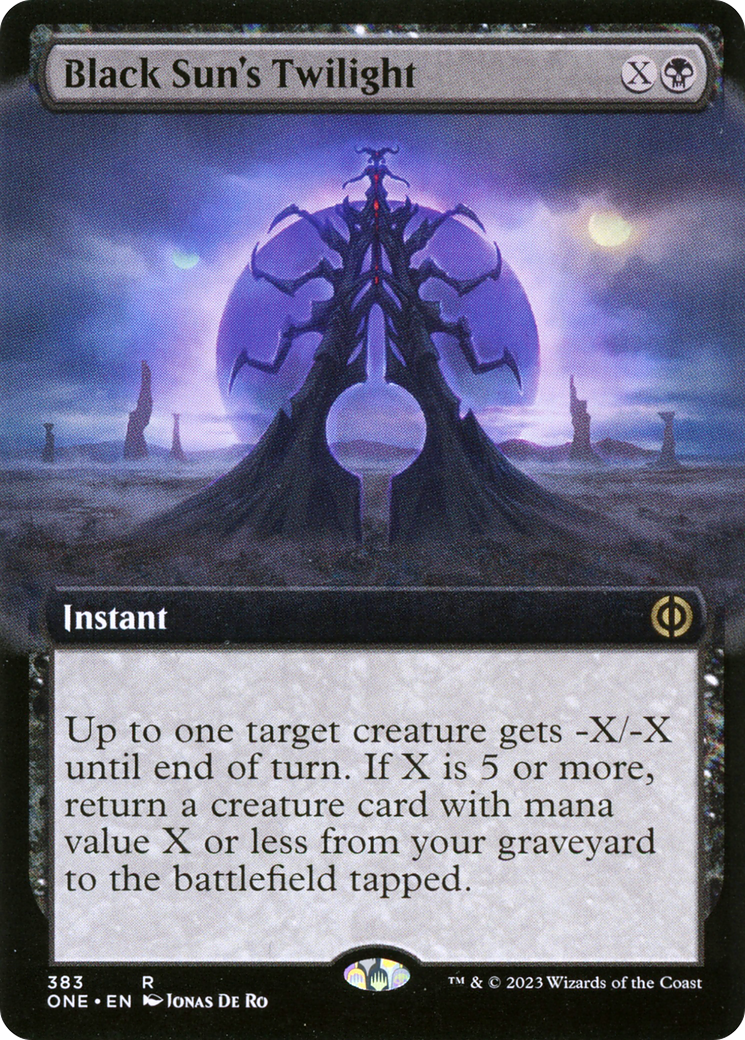 {R} Black Sun's Twilight (Extended Art) [Phyrexia: All Will Be One][ONE 383]