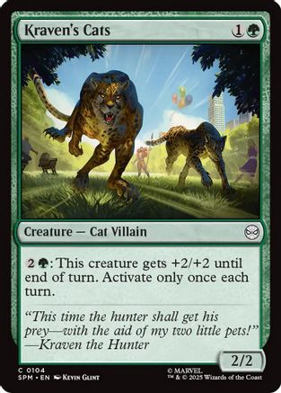 {@@ SPM C} Kraven's Cats [Marvel's Spider-Man] [SPM 104]