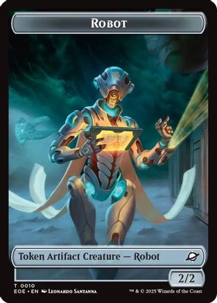 Robot // Sliver Double-Sided Token [Edge of Eternities Tokens]