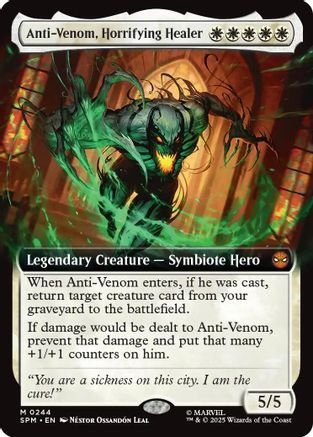 {@@ SPM R} Anti-Venom, Horrifying Healer (Extended Art) [Marvel's Spider-Man] [SPM 244]