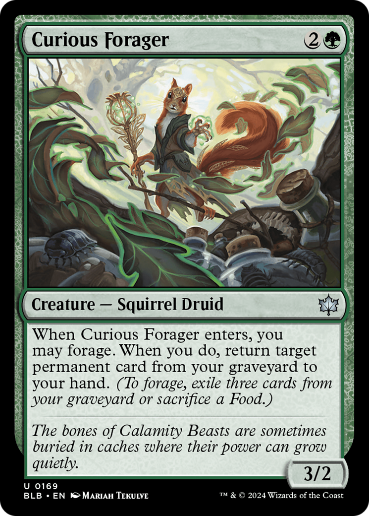 {@C} Curious Forager [Bloomburrow][BLB 169]