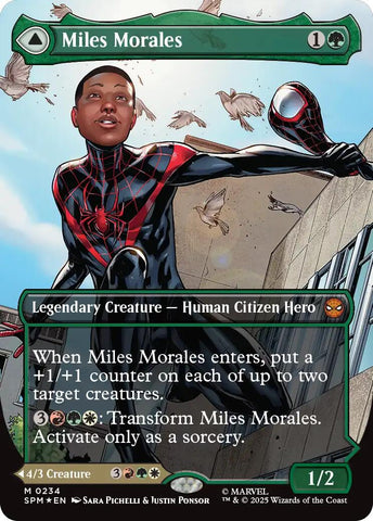 {@@ SPM R} Miles Morales (0234) (Borderless) [Marvel's Spider-Man] [SPM 234]