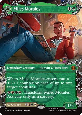 {@@ SPM R} Miles Morales (0211) (Borderless) [Marvel's Spider-Man] [SPM 211]