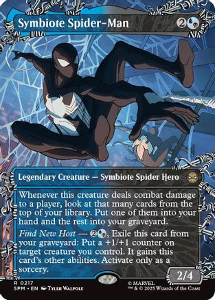 {@@ SPM R} Symbiote Spider-Man (Borderless) [Marvel's Spider-Man] [SPM 217]