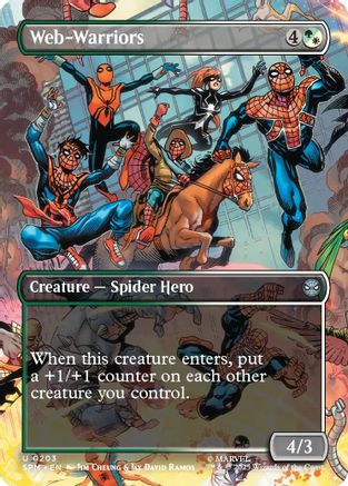 {@@ SPM C} Web-Warriors (Borderless) [Marvel's Spider-Man] [SPM 203]