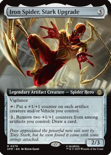 {@R} Iron Spider, Stark Upgrade (Extended Art) [SPM 279]