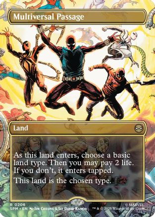 {@@ SPM R} Multiversal Passage (Borderless) [Marvel's Spider-Man] [SPM 206]