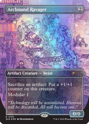 Arcbound Ravager (2105) (Galaxy Foil) [SLD 2105]  Foil