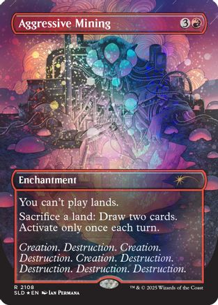 Aggressive Mining (Galaxy Foil) [SLD 2108]  Foil