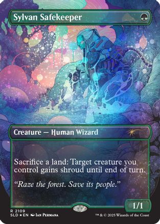 Sylvan Safekeeper (Galaxy Foil) [SLD 2109]  Foil