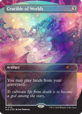 Crucible of Worlds (Galaxy Foil) [Secret Lair Drop Series]