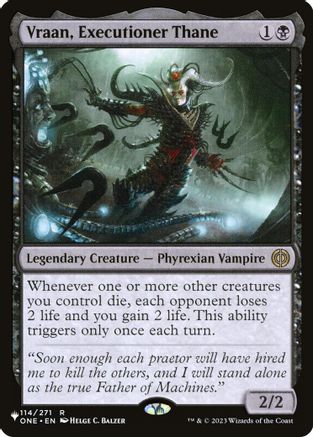 Vraan, Executioner Thane [LIST-114]