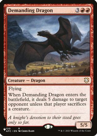 Demanding Dragon [LIST-120]