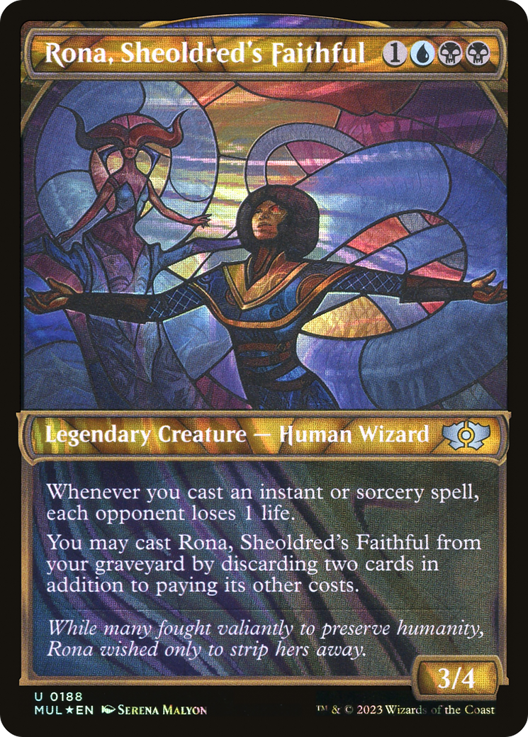{C} Rona, Sheoldred's Faithful (Halo Foil) [Multiverse Legends][MUL 188]