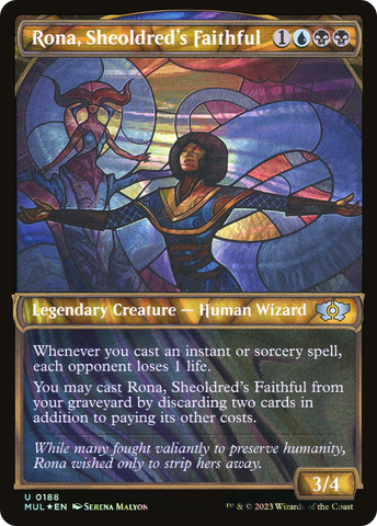 {C} Rona, Sheoldred's Faithful (Halo Foil) [Multiverse Legends][MUL 188]