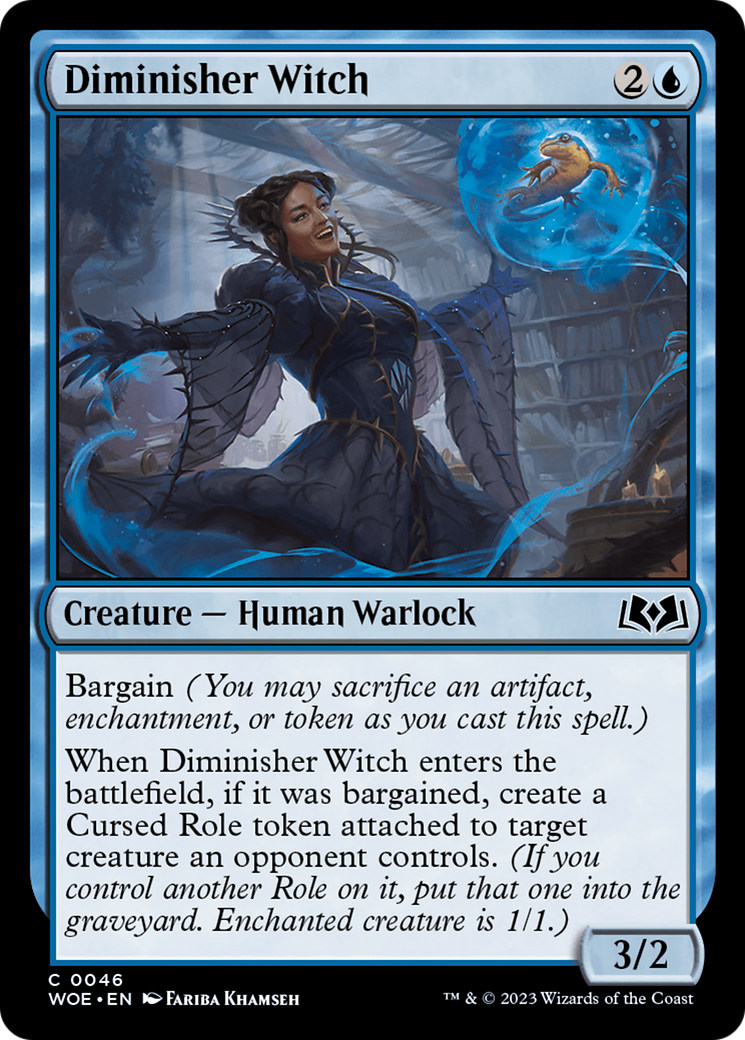 {@C} Diminisher Witch [Wilds of Eldraine][WOE 046]