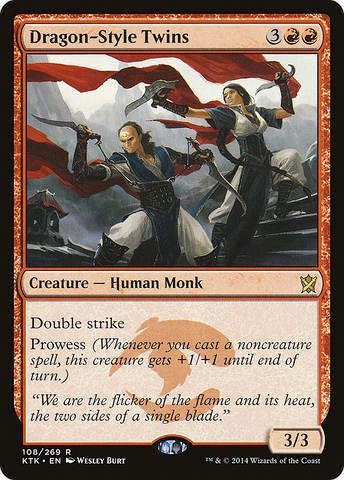 {R} Dragon-Style Twins [Khans of Tarkir][KTK 108]