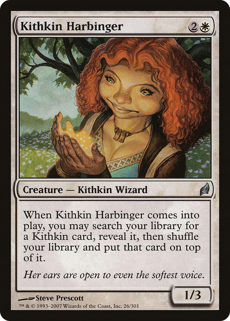 {C} Kithkin Harbinger [Lorwyn][LRW 026]