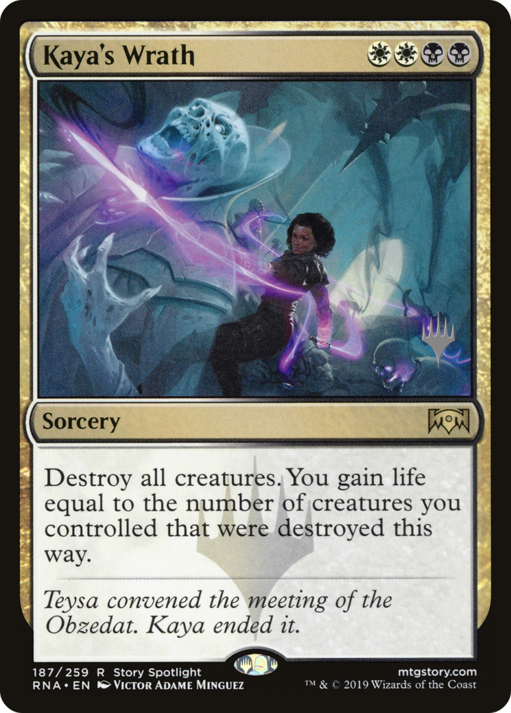 {R} Kaya's Wrath (Promo Pack) [Ravnica Allegiance Promos][PP RNA 187] - Misty Mountain Games