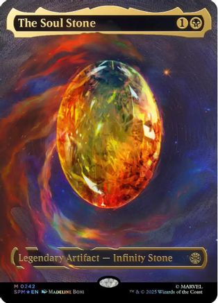 {@@ SPM R} The Soul Stone (Cosmic Foil) [Marvel's Spider-Man] [SPM 242]