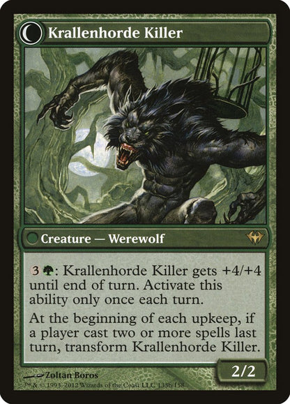 {R} Wolfbitten Captive // Krallenhorde Killer [Dark Ascension][DKA 133] - Misty Mountain Games