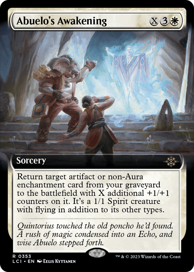 {@R} Abuelo's Awakening (Extended Art) [The Lost Caverns of Ixalan][LCI 353]