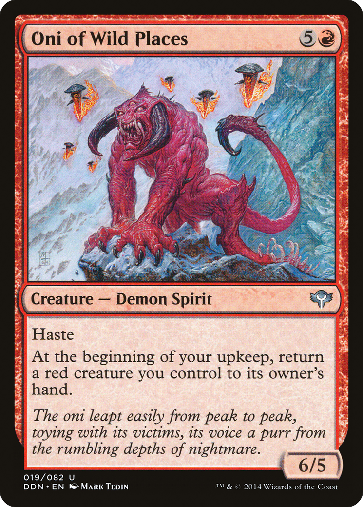 {C} Oni of Wild Places [Duel Decks: Speed vs. Cunning][DDN 019]