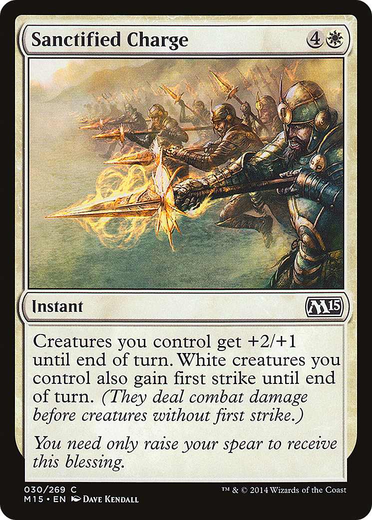 {C} Sanctified Charge [Magic 2015][M15 030]