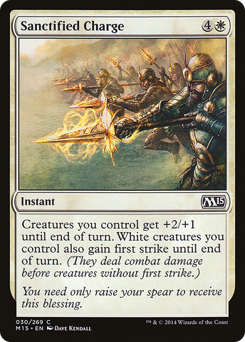 {C} Sanctified Charge [Magic 2015][M15 030]