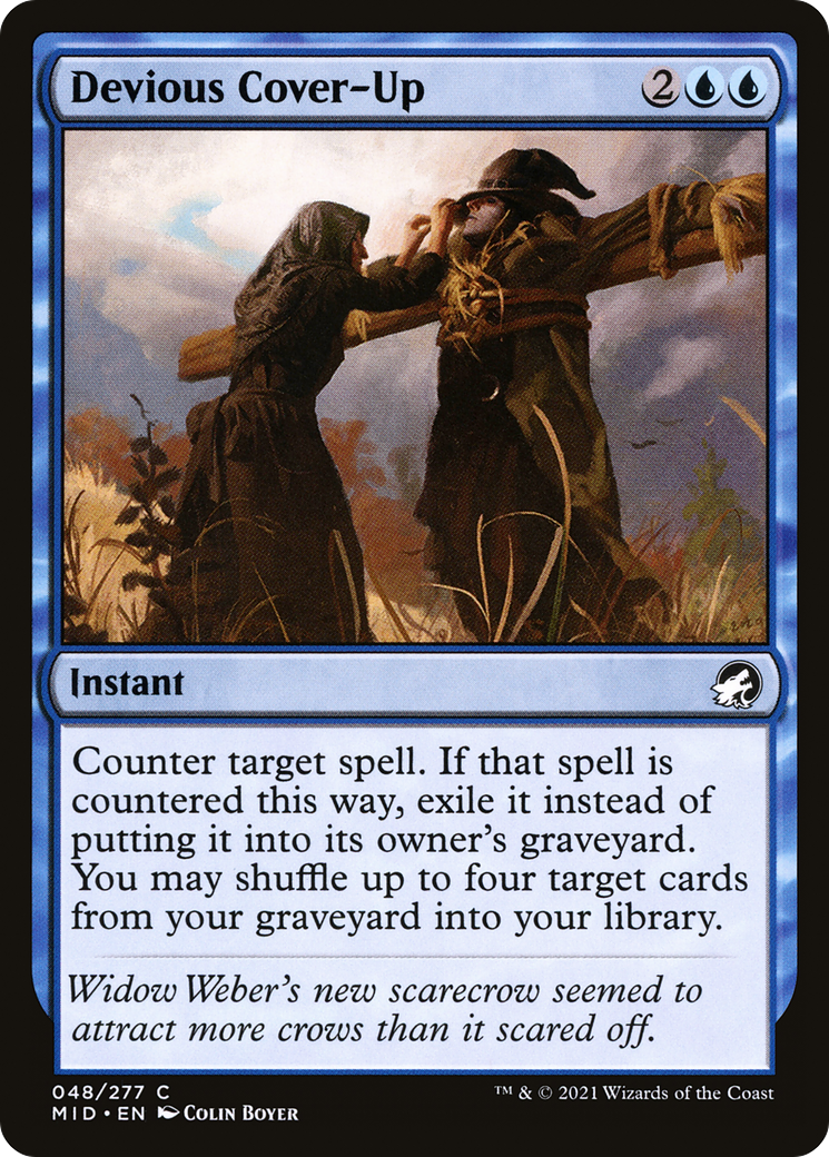 {C} Devious Cover-Up [Innistrad: Midnight Hunt][MID 048]