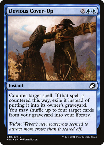 {C} Devious Cover-Up [Innistrad: Midnight Hunt][MID 048]