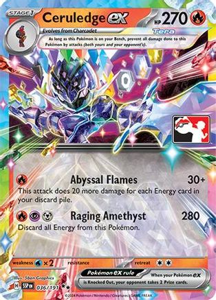 [PKM] Ceruledge ex (036/191) [Prize Pack Series Seven]