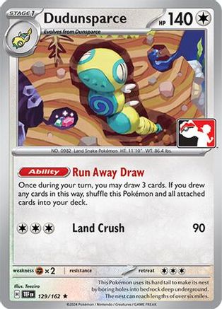 [PKM] Dudunsparce (129/162) [Prize Pack Series Seven]