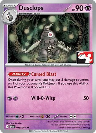 [PKM] Dusclops (019/064) [Prize Pack Series Seven]