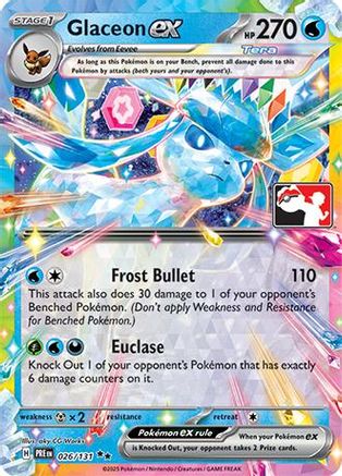[PKM] Glaceon ex (026/131) [Prize Pack Series Seven]