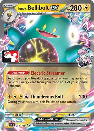[PKM] Iono's Bellibolt ex (053/159) [Prize Pack Series Seven]
