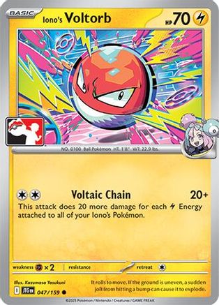 [PKM] Iono's Voltorb (047/159) [Prize Pack Series Seven]