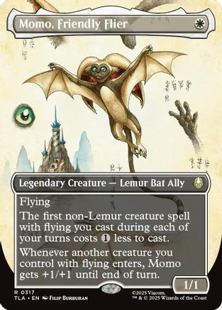{@@ TLA R} Momo, Friendly Flier (Borderless) [Avatar: The Last Airbender] [TLA 317]